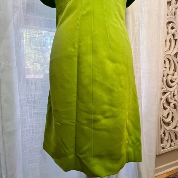 Diane Von Furstenberg Agatha Knit Suiting Green‎ Dress Size 10 - Image 3