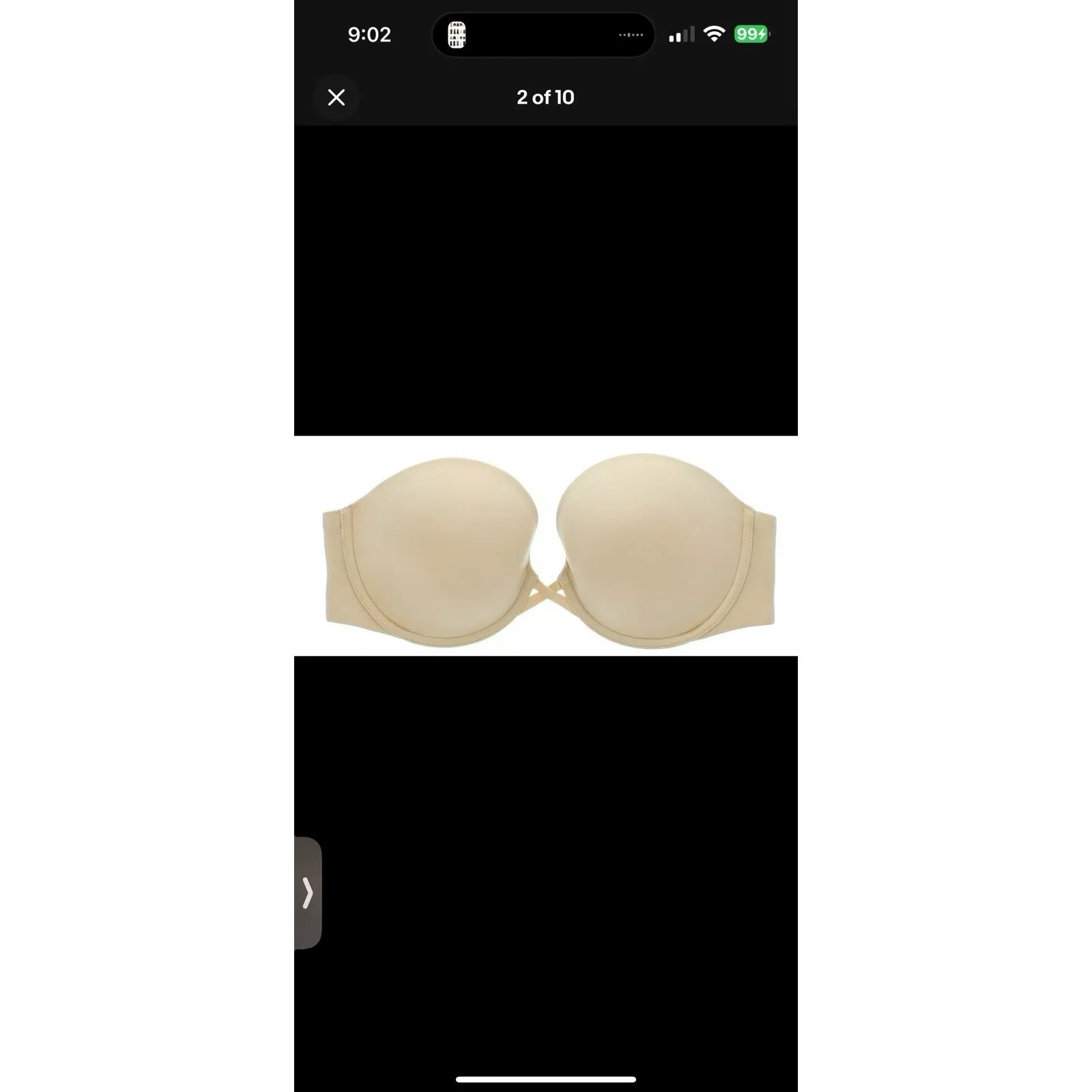 Wacoal Nude Size 32DD Amazing Assets Convertible UW Push-Up Bra 854220 NWT - Image 5