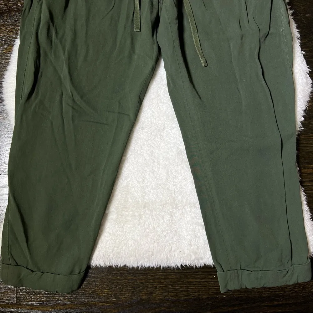 Vince Forest Green Utility Jogger Pants - Image 3