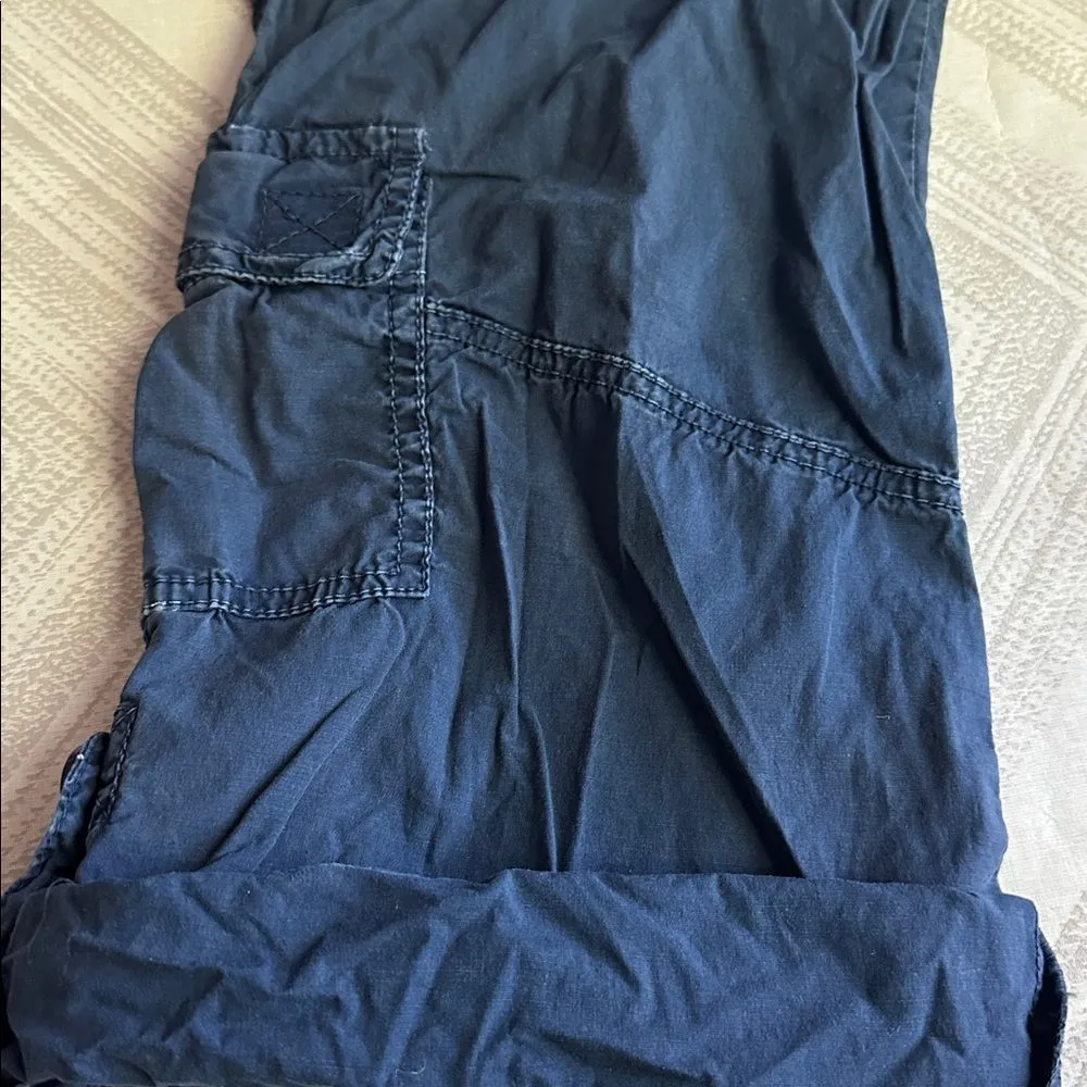 Sanctuary Women’s Deep Blue Cargo Capri Pants Size 28 - Image 2