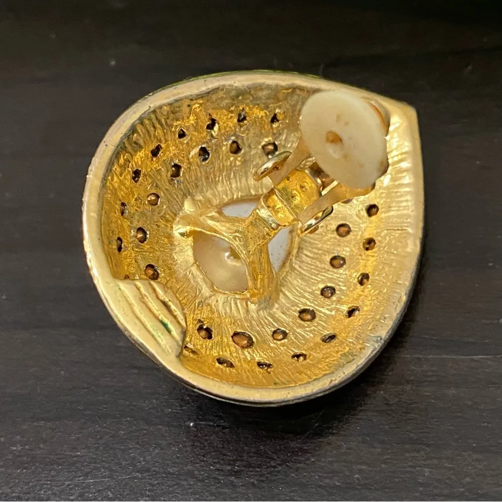 Vintage Unsigned Runway Huge Teardrop - Image 13