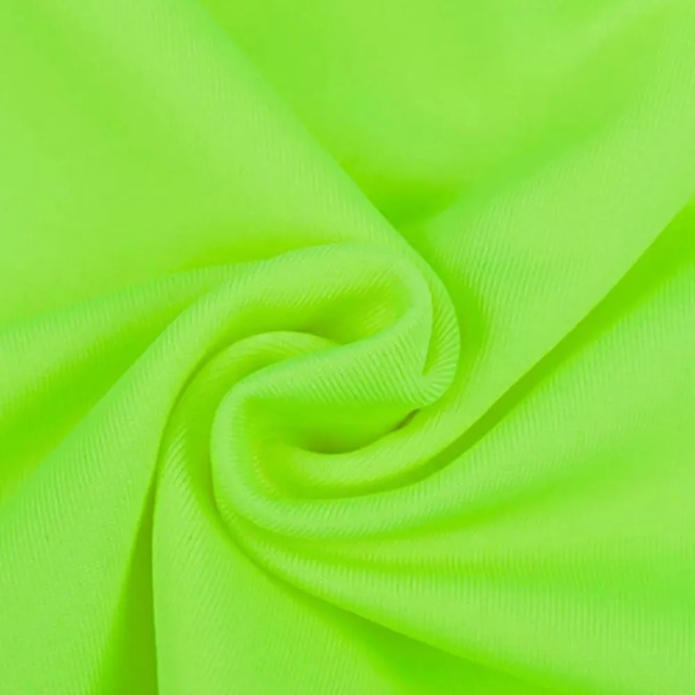 Neon Green Buckle Crop Top - Image 3