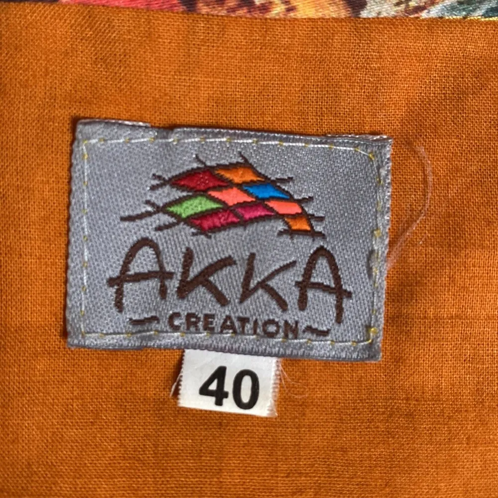 By Akka Creation Trench iacket Women's 3/quarter Unique size 40” M/L Orange - Image 14