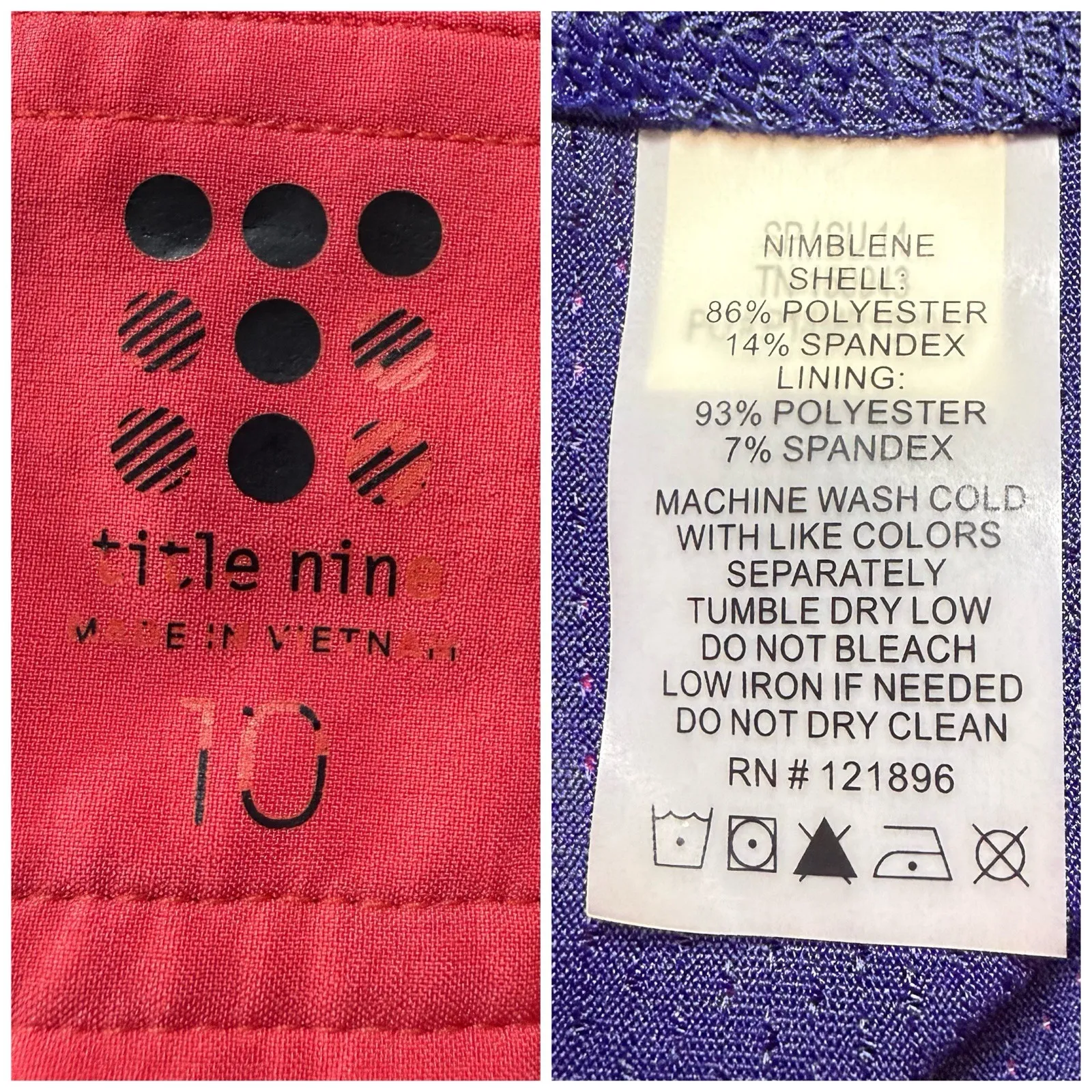 TITLE NINE Skort 10 Swingtastic Athletic Pickleball Tennis Golf Shorts Skirt‎ - Image 8