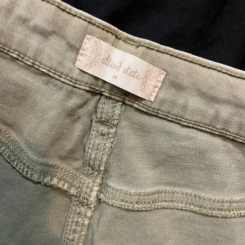 Altar’d State Light Army Green Mini Skirt Size Medium - Image 3