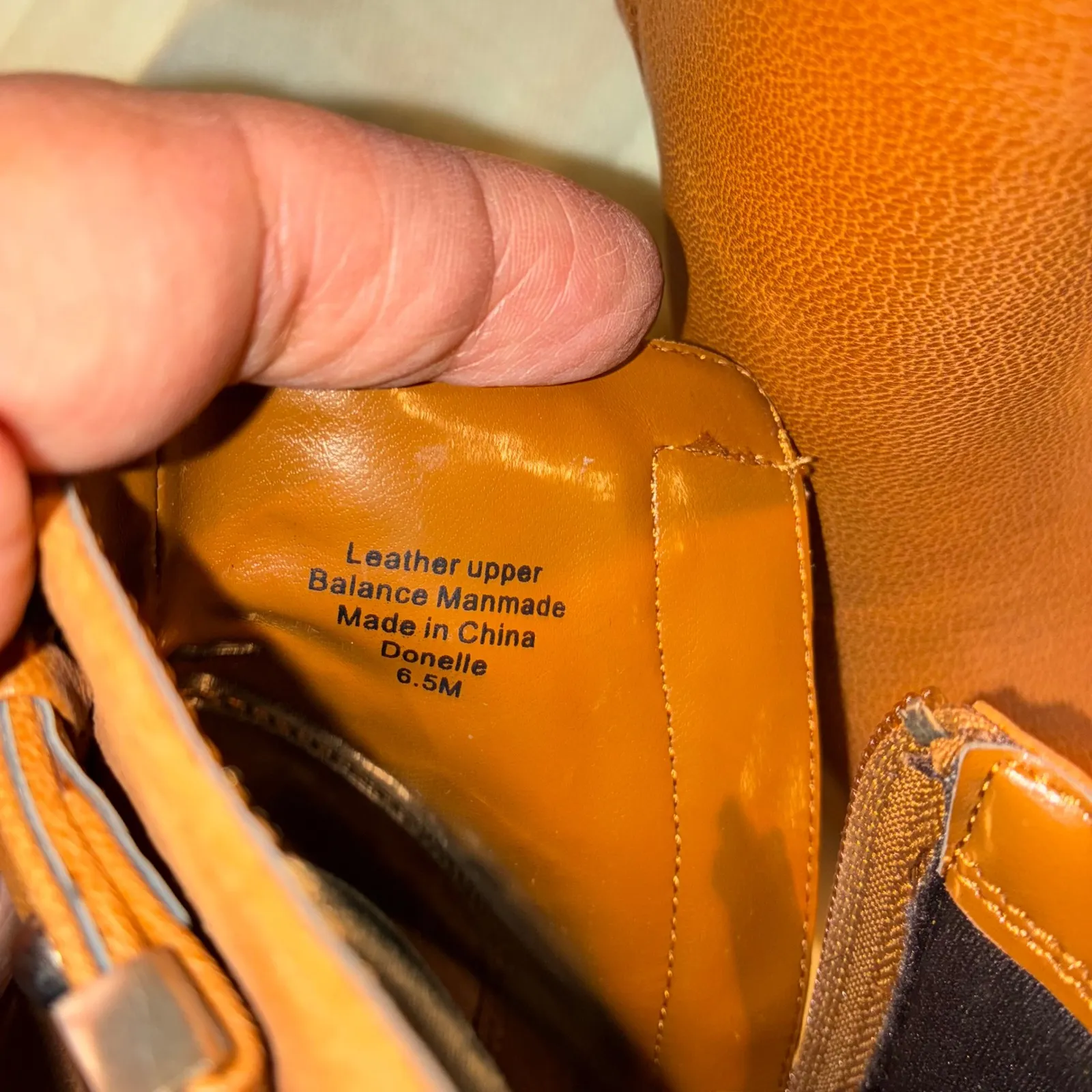 NEW Alfani StepNFlex Womens‎ 6.5M Donelle Brown Leather Suede Ankle Boots Casual Size 6.5 - Image 2