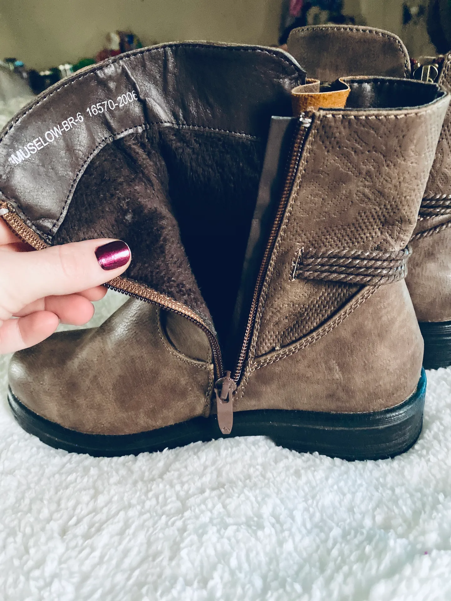 Patrizia Ankle Boot Brown Size 6 - Image 4