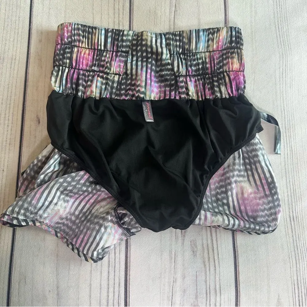 Free People FP Movement The Way Home Running Shorts Sz XS Colorful Euphoria Gym - Image 5