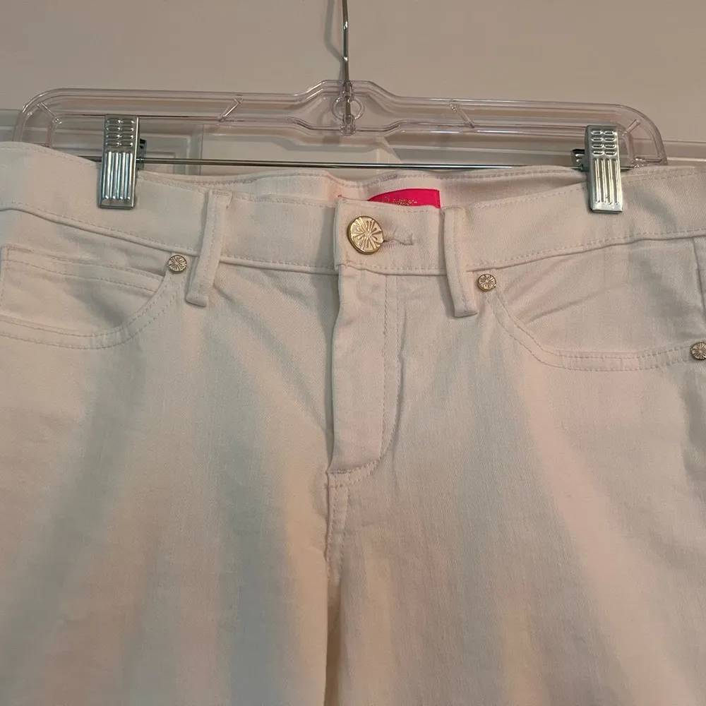 Lilly Pulitzer White Straight Leg Jeans - Image 2