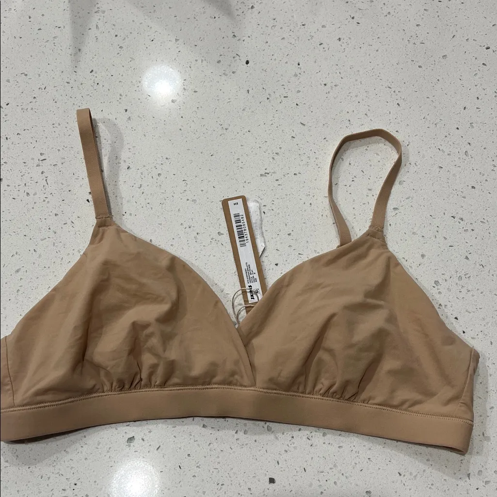 NWT Skims Crossover Bralette Onyx & Clay Medium bundle - Image 4