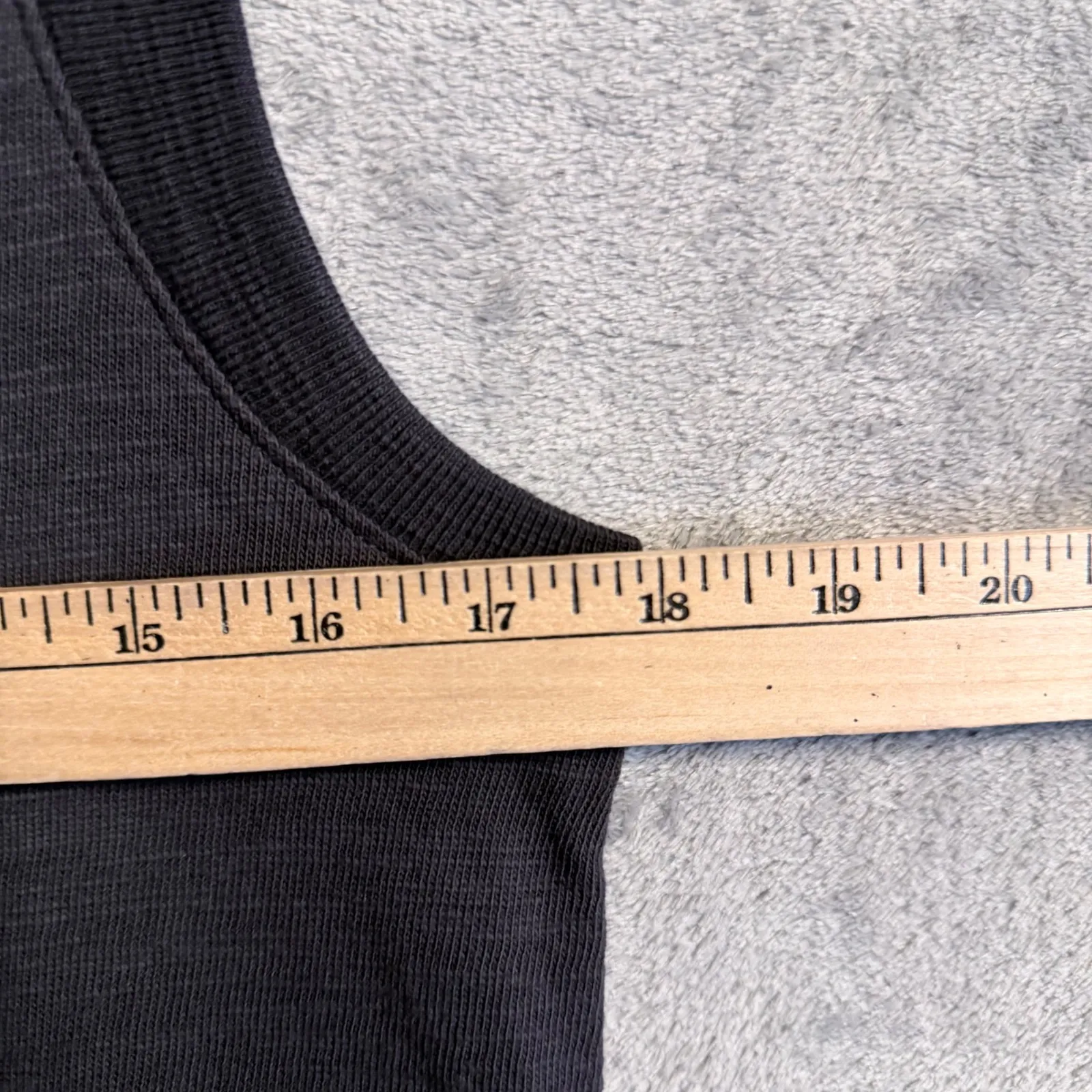 Faherty Sunwashed Slub Muscle Dress Washed Black Sleeveless Mini Knit Tank XS - Image 10