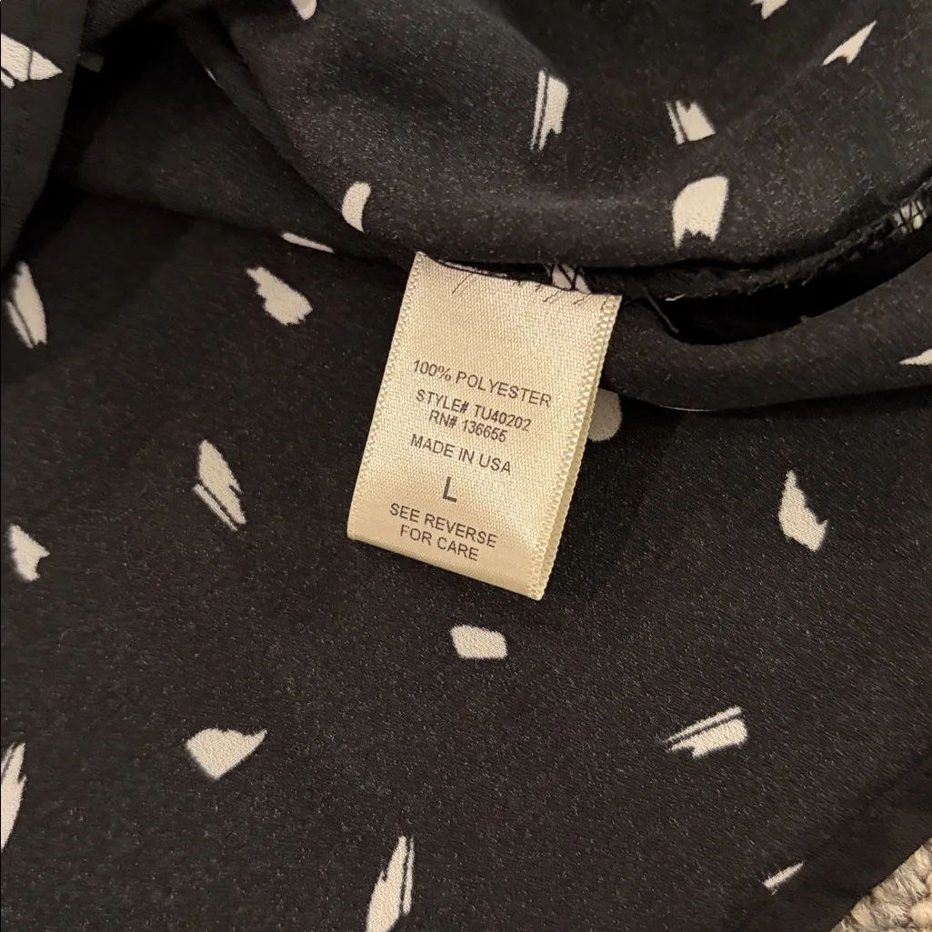 New With Tags Stitch Fix West Key Chileen Tie Front Blouse Sz L - Image 9