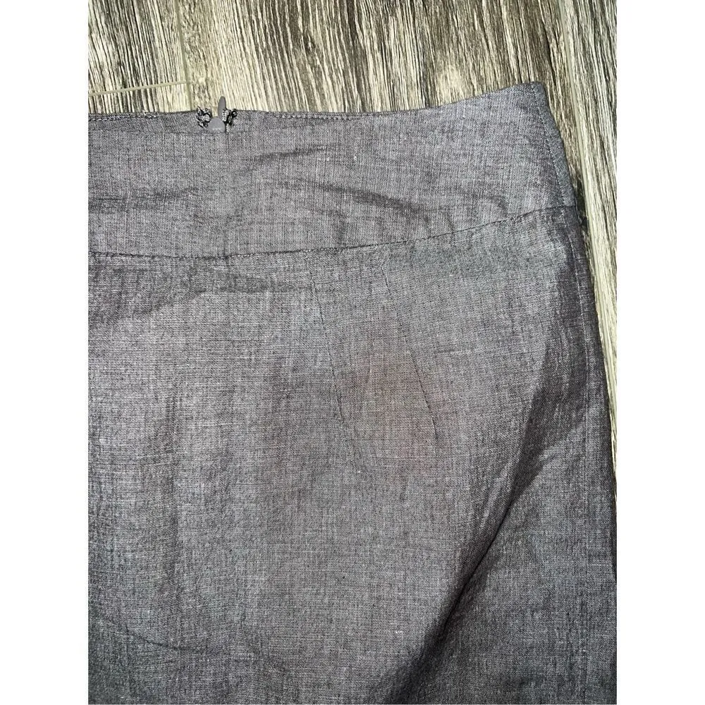 Banana Republic Factory Linen Blend Straight Skirt size 2 - Image 4