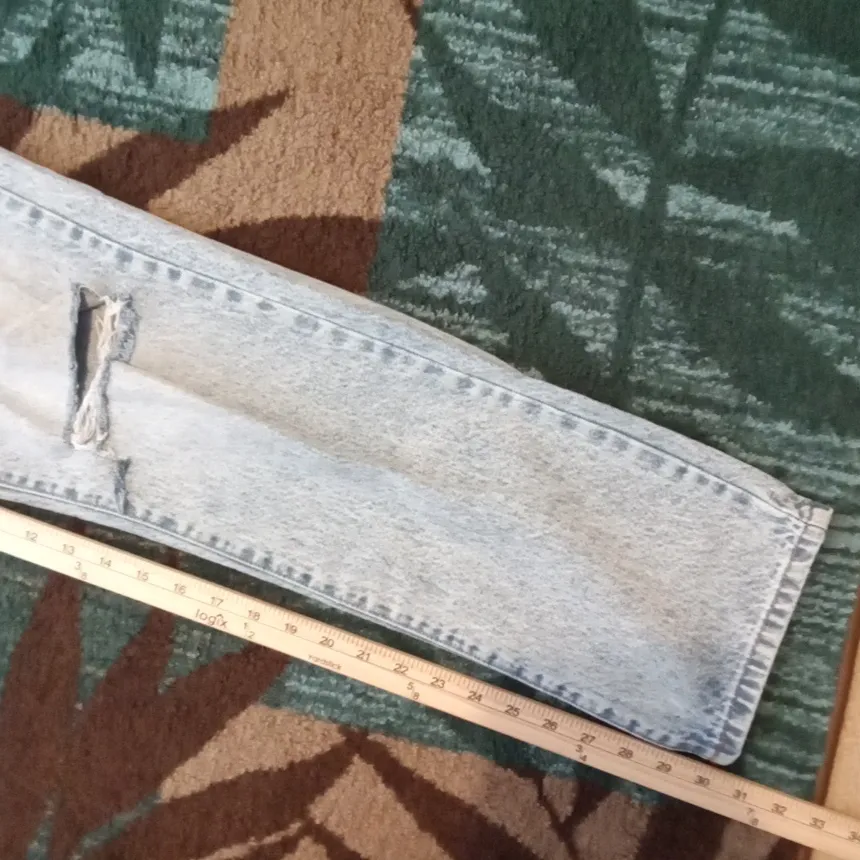 REVICE Denim Folded Over Blue Jeans Streatwear Sexy Womens Size 23 - Image 10