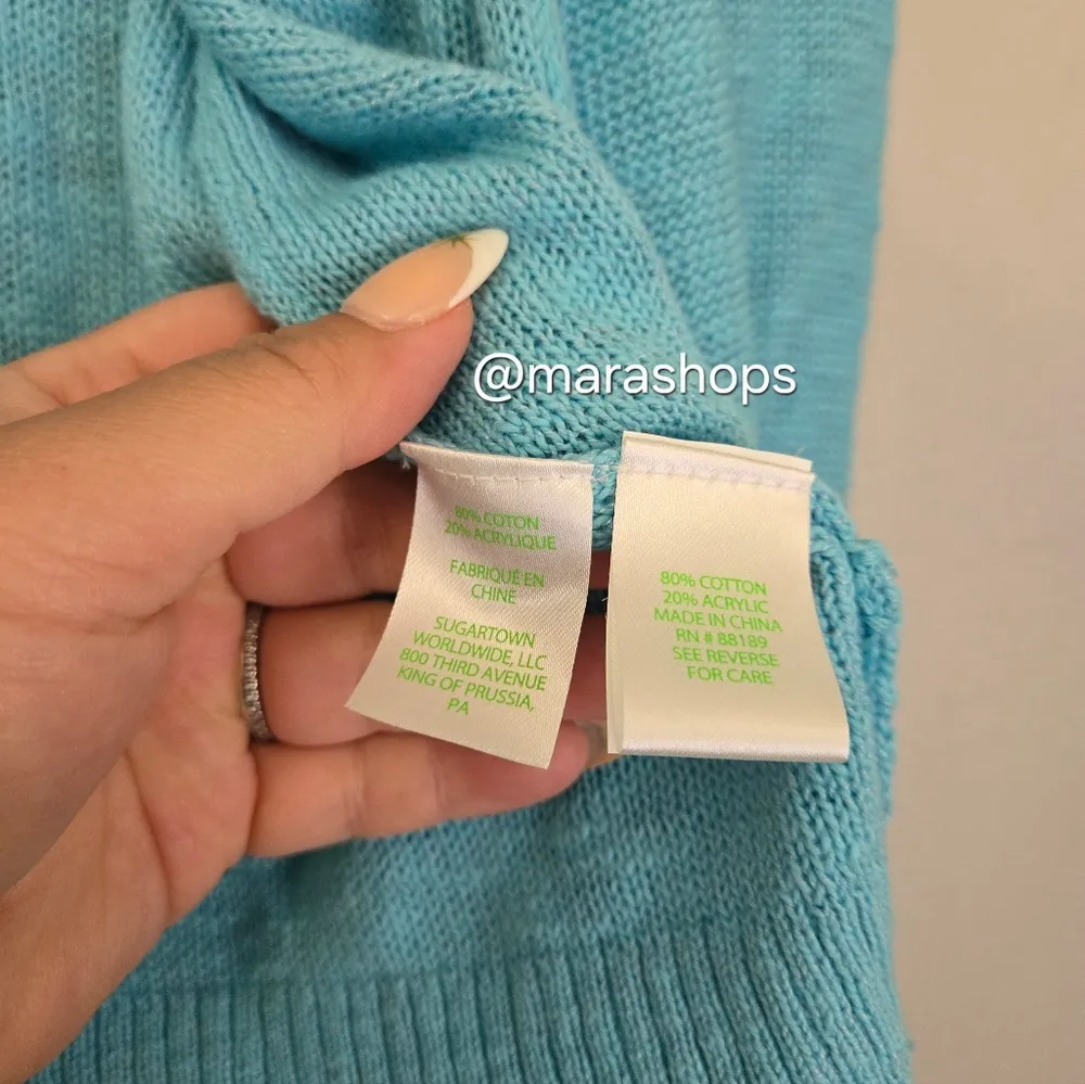 Lilly Pulitzer Faretta Tassle Fringe Open Front Cardigan Sweater - Image 7