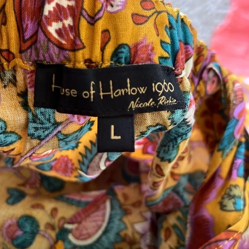 House of Harlow 1960 Jackie Floral Square Neckline Dress - Image 7