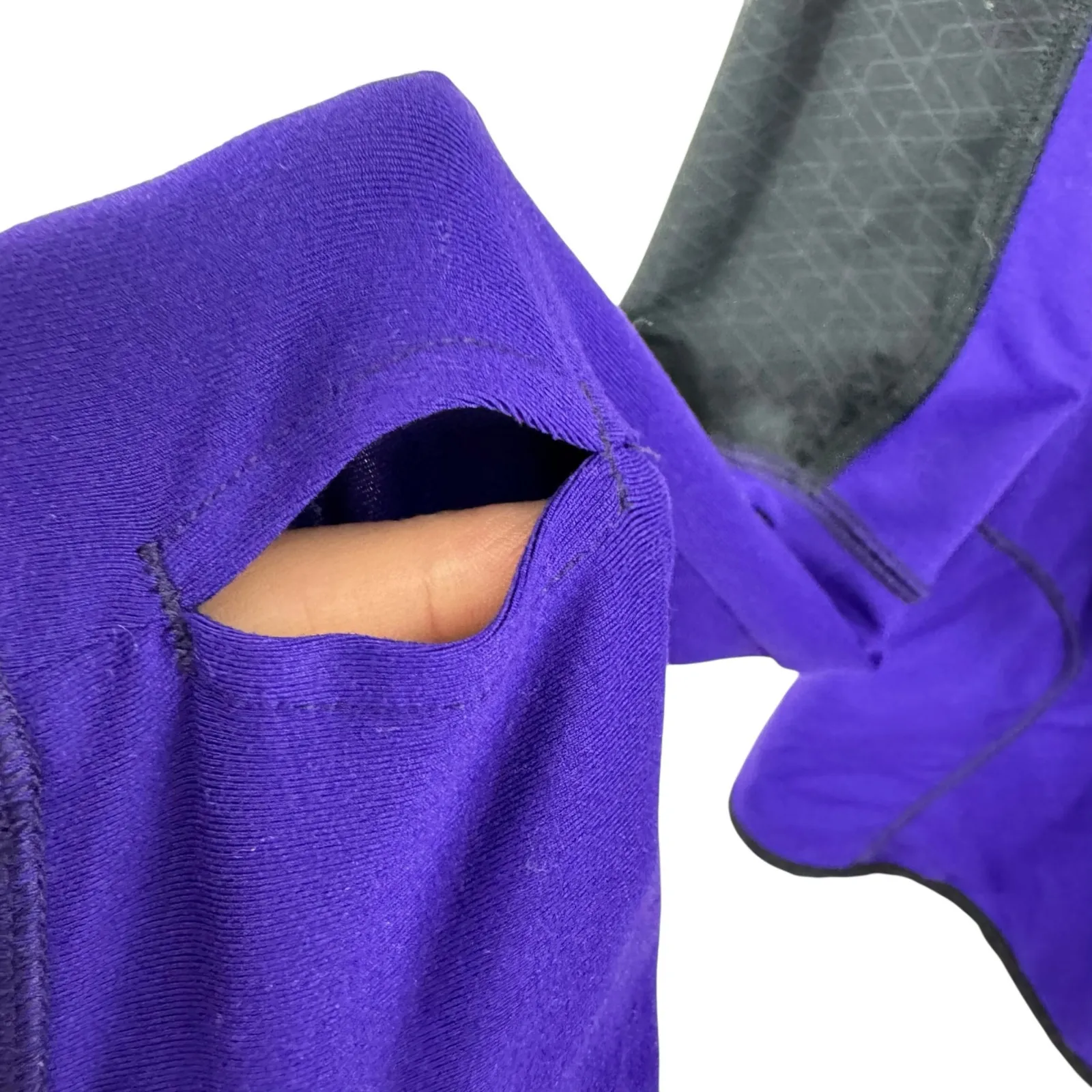 Columbia Omni-Wick Purple Gray Black Stretchy Full Zip Light Jacket Women's Sz M - Image 5