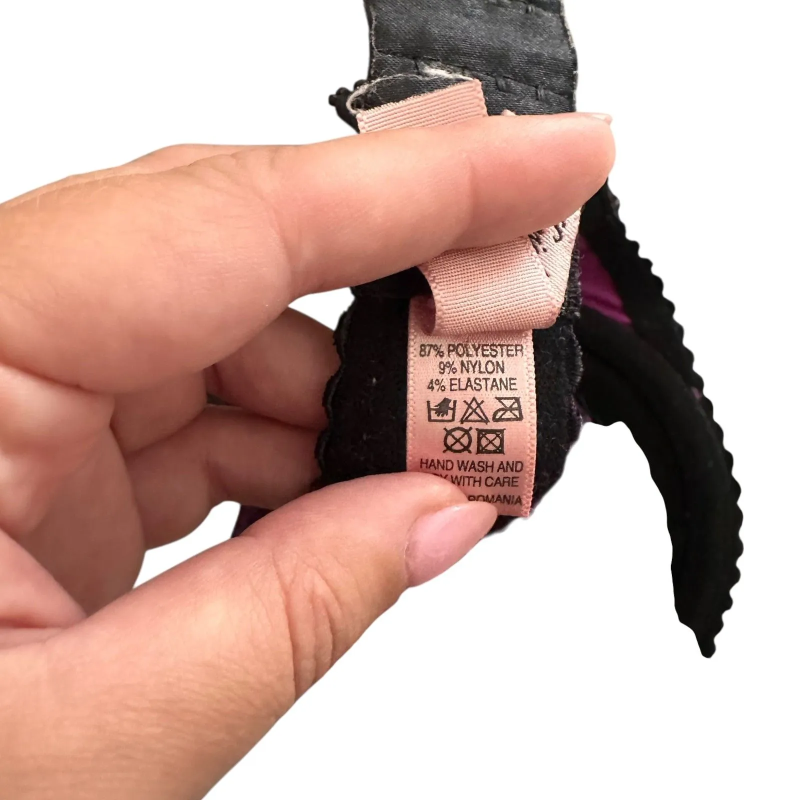 AGENT PROVOCATEUR Jesse Purple Polka Dot Bra 32C *Rare* Size undefined - Image 4