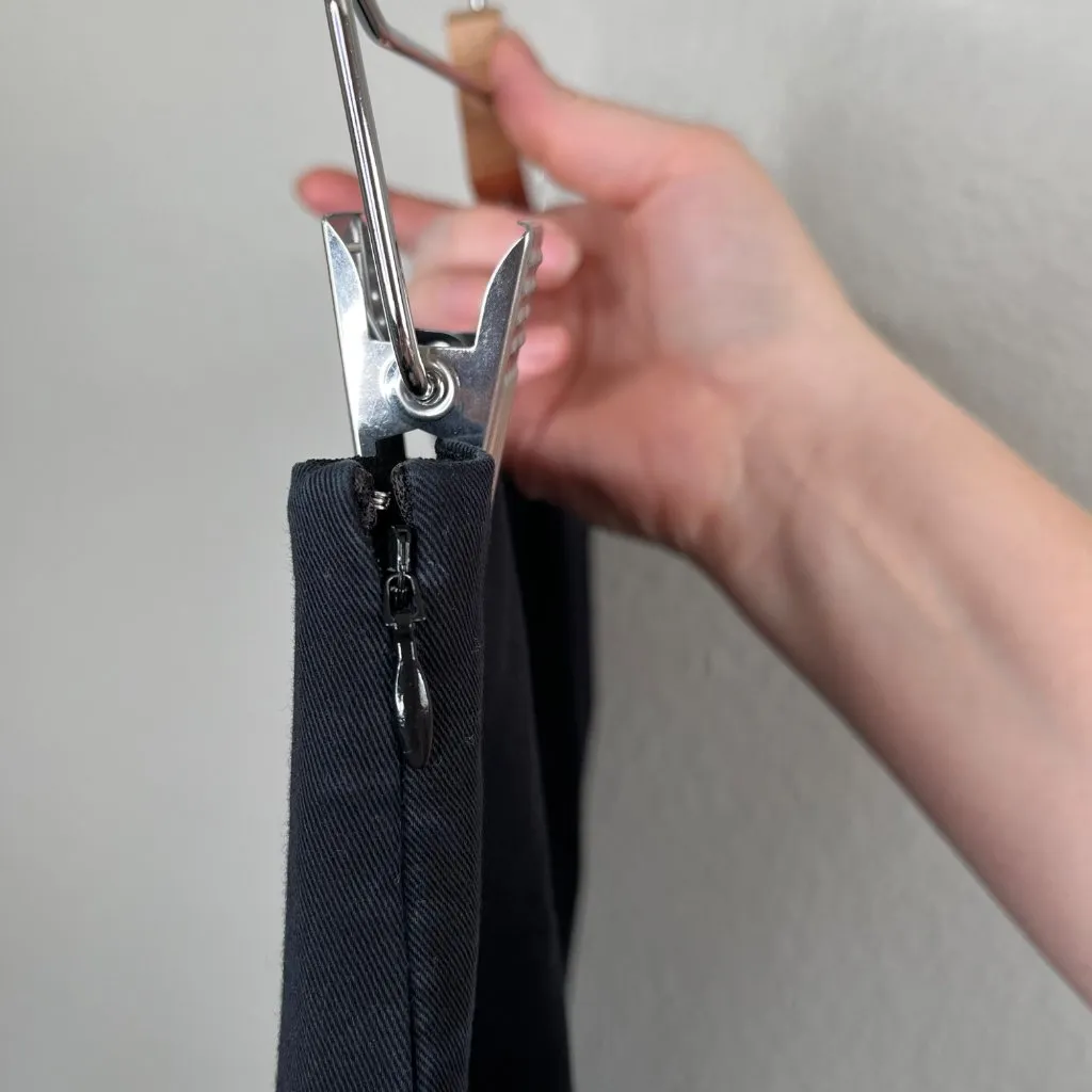 Theory Womens 10 Black Skinny Legging Side Zip Dress Pant Size 10 - Image 7