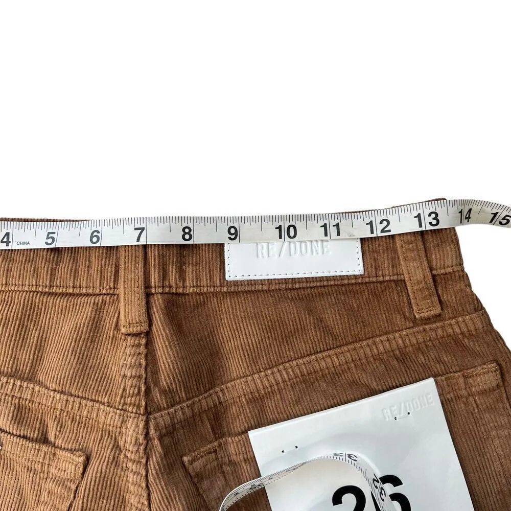 New Women’s RE/DONE 70’s Corduroy Loose Flares Size 26 - Image 7