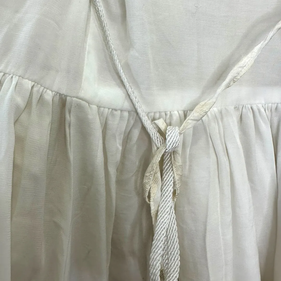 Sister Jane Dream Cowboy Kisses Jacquard Wrap Mini Dress Size Small White - Image 8