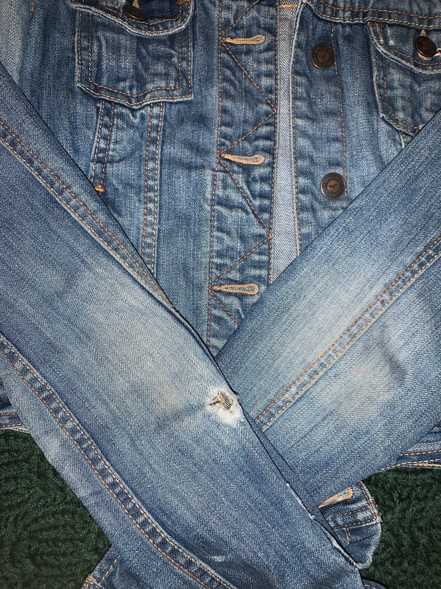 Cropped Jean Jacket - Image 6