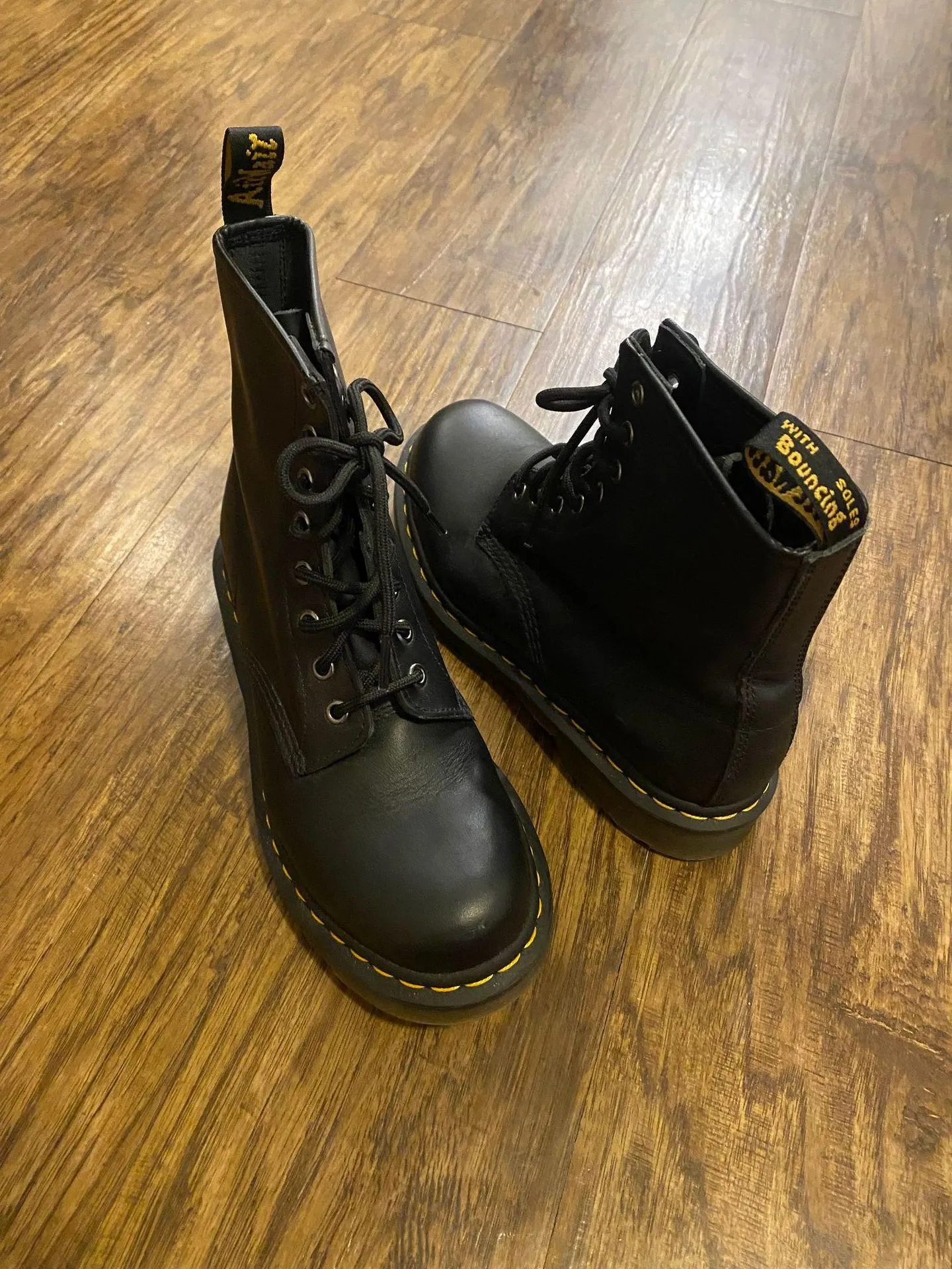 Leather Lace Up Boots - Image 3