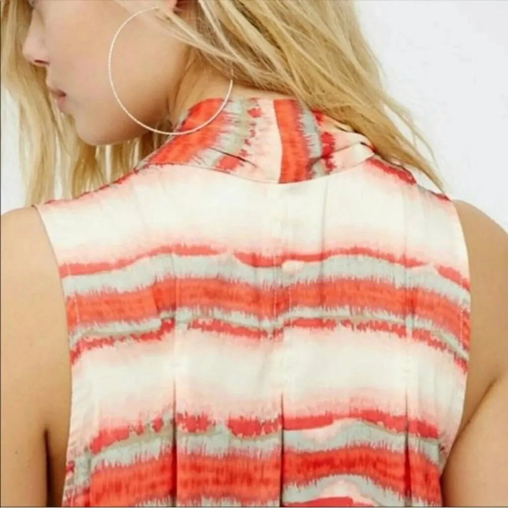 Free People High Tide Tie Dye Wrap Top - Image 3