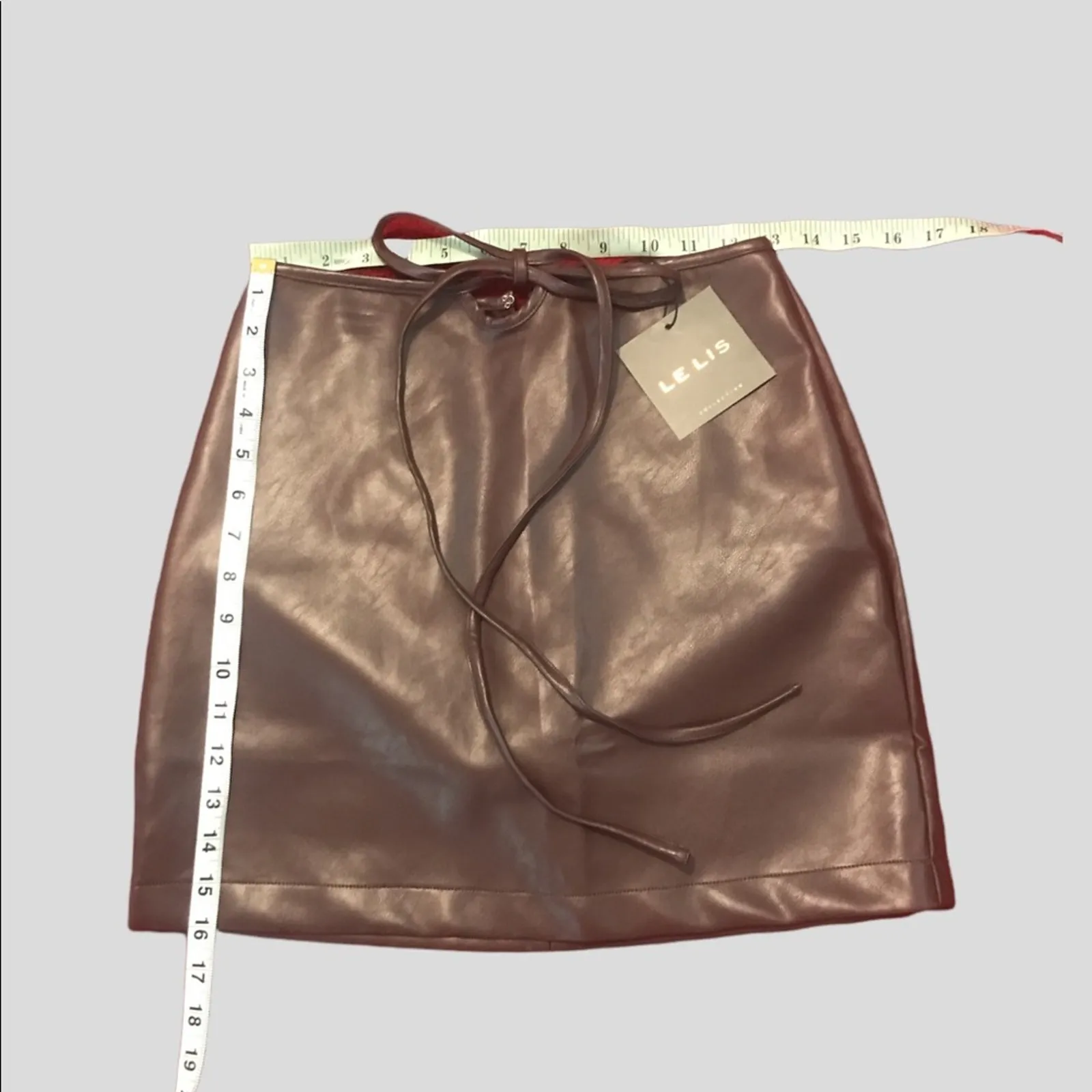 Le Lis faux leather mini skirt NWT - Image 10