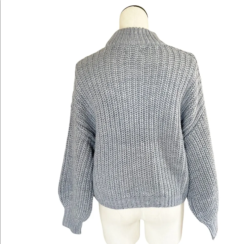 NWOT Universal Thread Cable Knit Wool Blend Fringe Sweater - Image 4