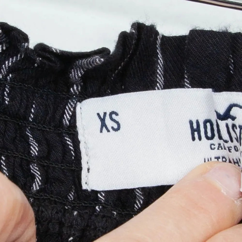 Hollister Ultra High‎ Rise Striped Paperbag Shorts Size XS NWT - Image 6