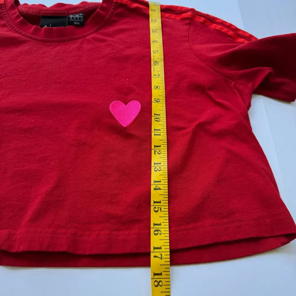 Adidas X IVY PARK Vibrant Red Cotton T- Shirt 1X - Image 7