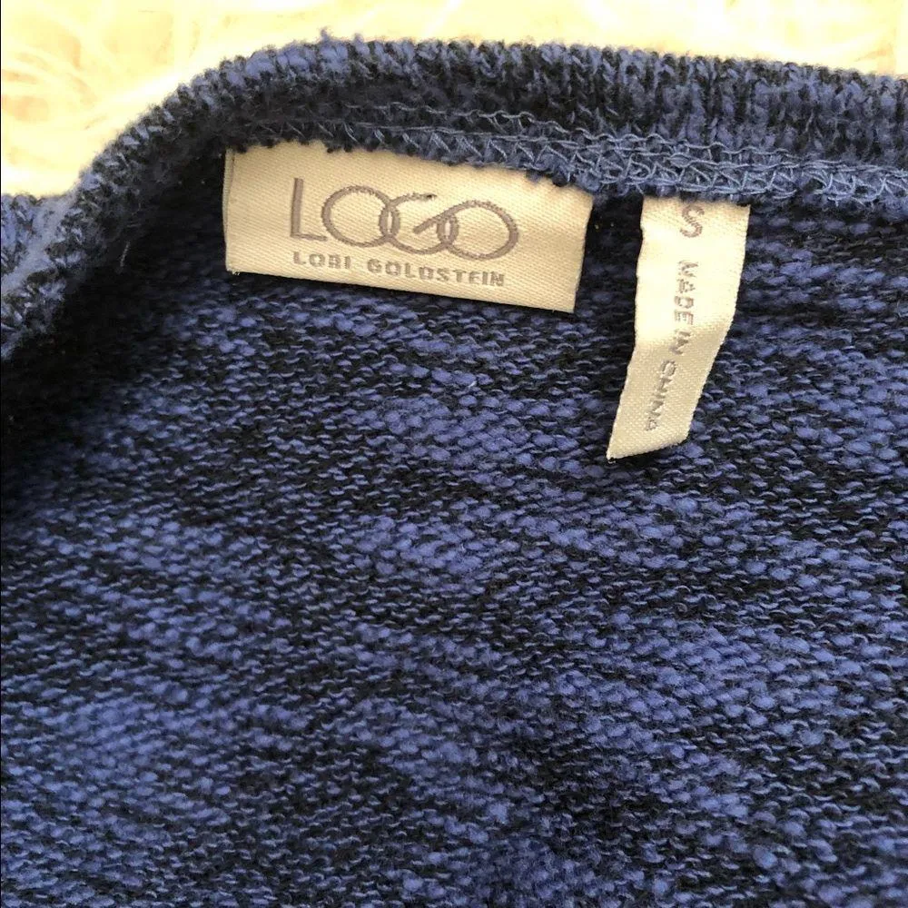 Logo By Lori Goldstein two toned open cardigan - Image 5