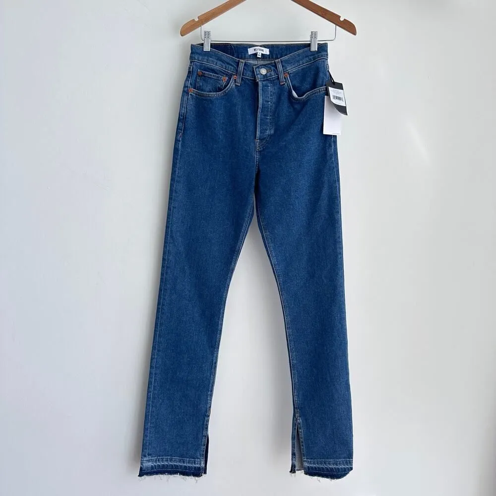 Re/Done Jeans Womens 27 High Rise Skinny Boot Western Rinse Stretch - Image 4