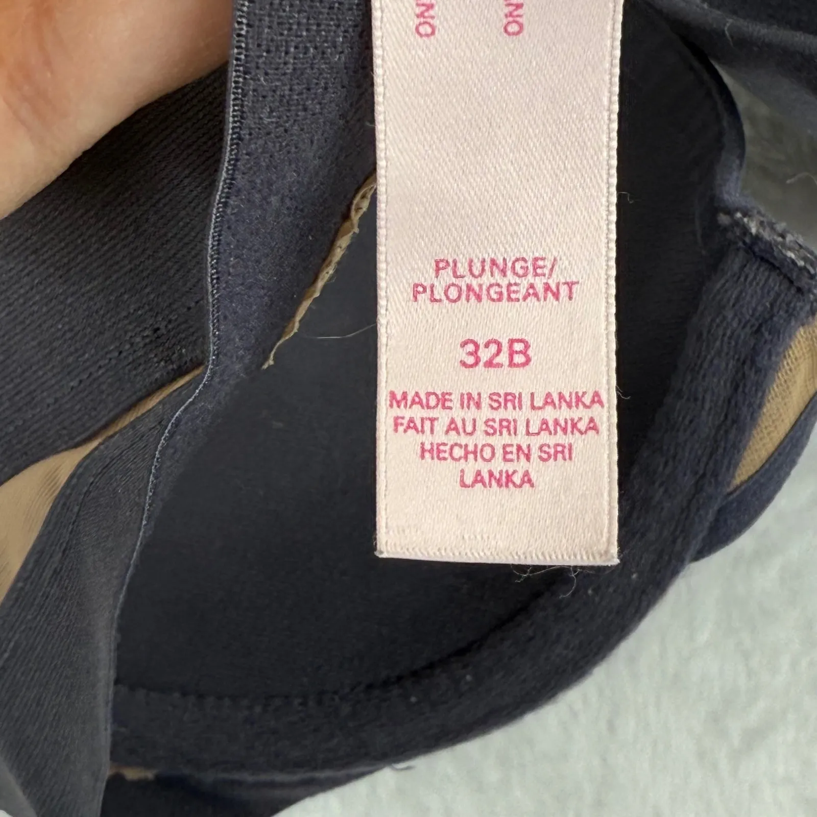 Victoria's Secret‎ Plunge Bra Black Lined Demi 32B Sexy Sheer - Image 7