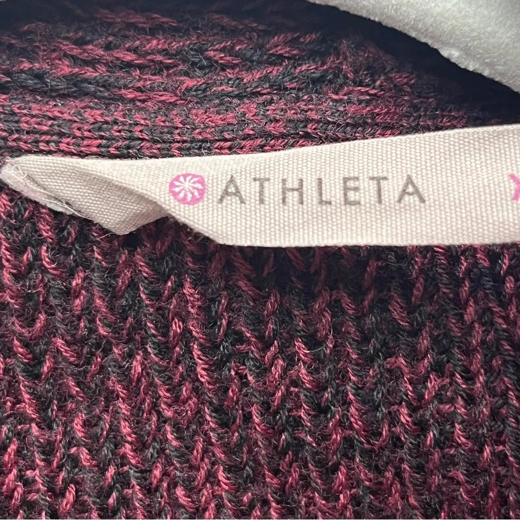 Athleta Maroon Open Front Cardigan - Image 8