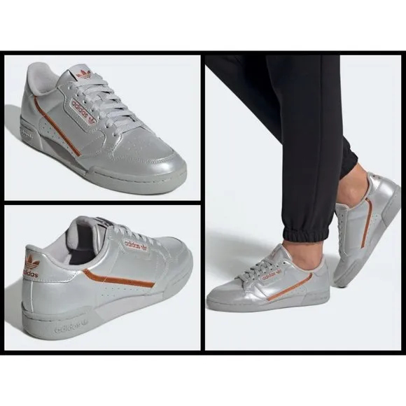 💕ADIDAS Continental 80 Shoes Gray Copper Metallic - Image 2