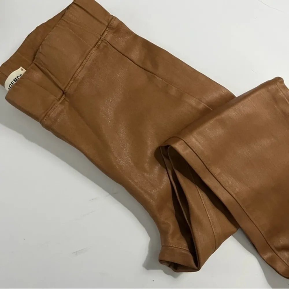 L’Agence • Rochelle Coated Hazelnut Pull On Skinny - Image 35