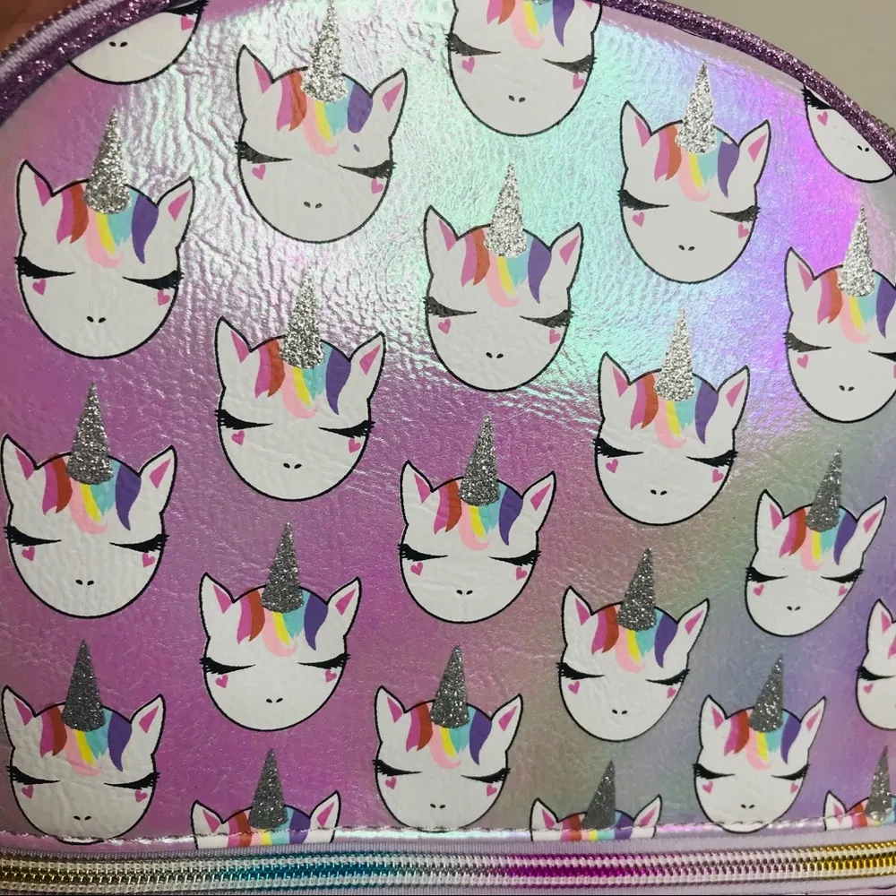 OMG Accessories Kitty Unicorn Mini Backpack, Purple - Image 7