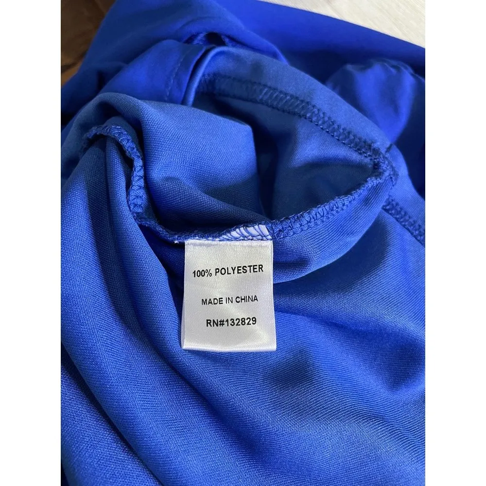 superdown  Jolie Strapless Romper Cobalt Blue Womenss Size Small - Image 11