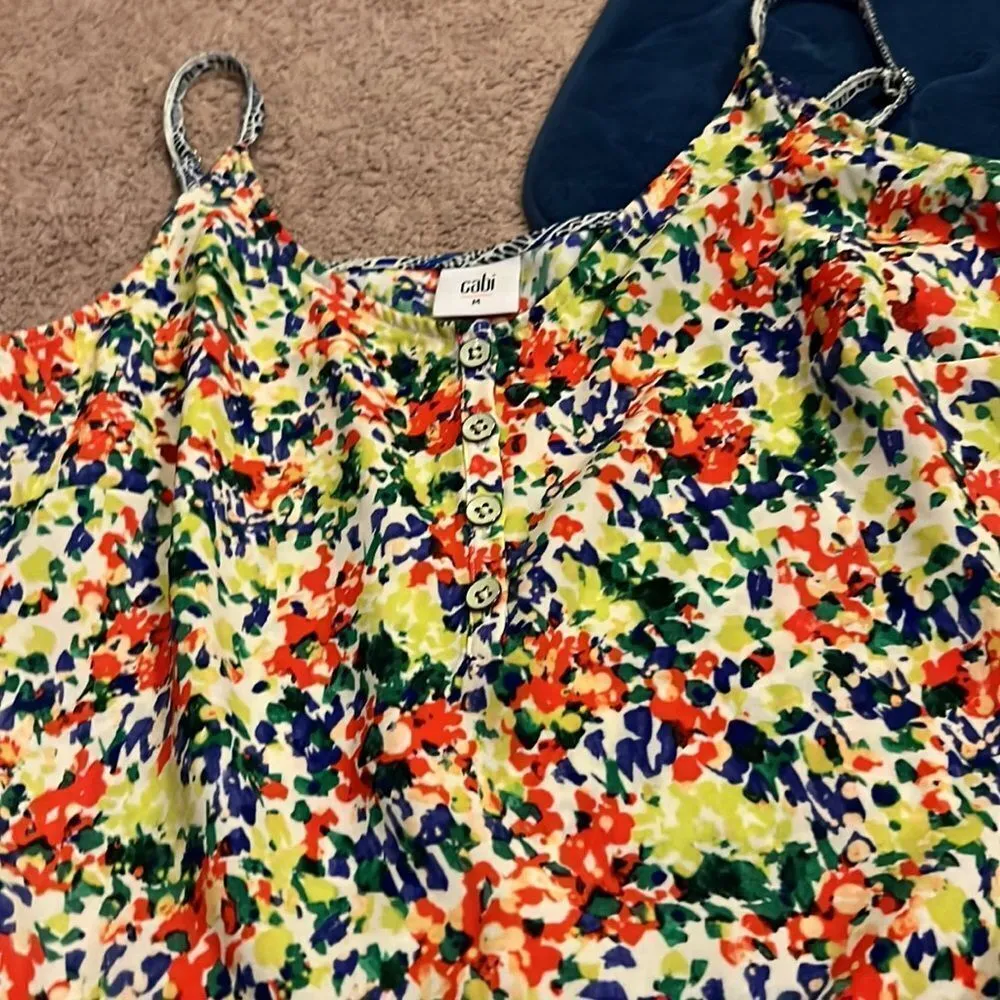 Cabi floral romper M - Image 5