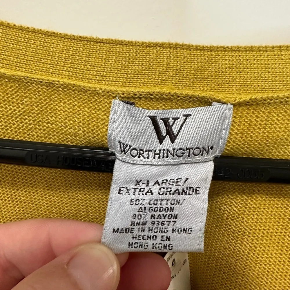 Worthington Long Sleeve Sweater size XL - Image 4