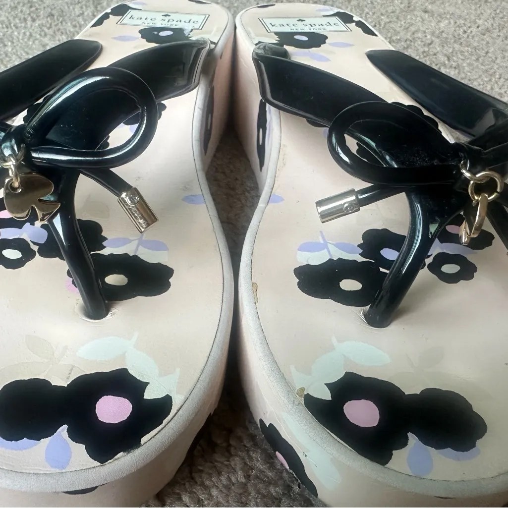 Kate Spade New York Rhett Floral Wedge FlipFlops 10 - Image 4