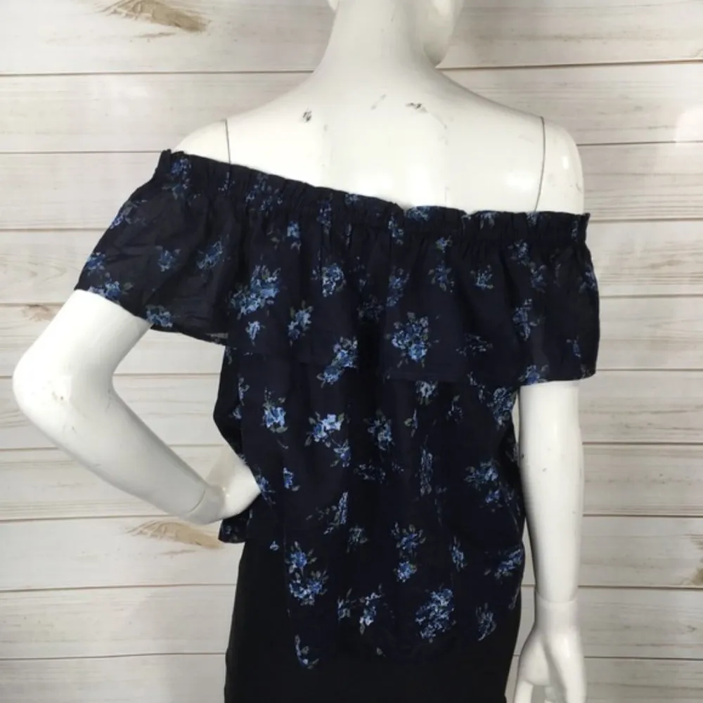 Current Elliot Off the Shoulder Floral Top - Image 8