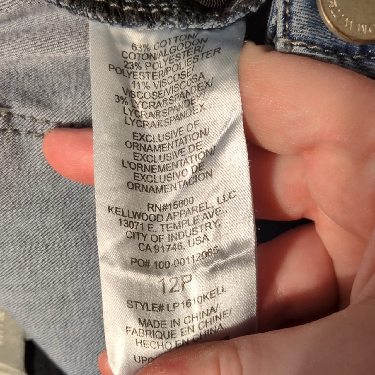 Wit & Wisdom Jeans Size 12P Blue - Image 4