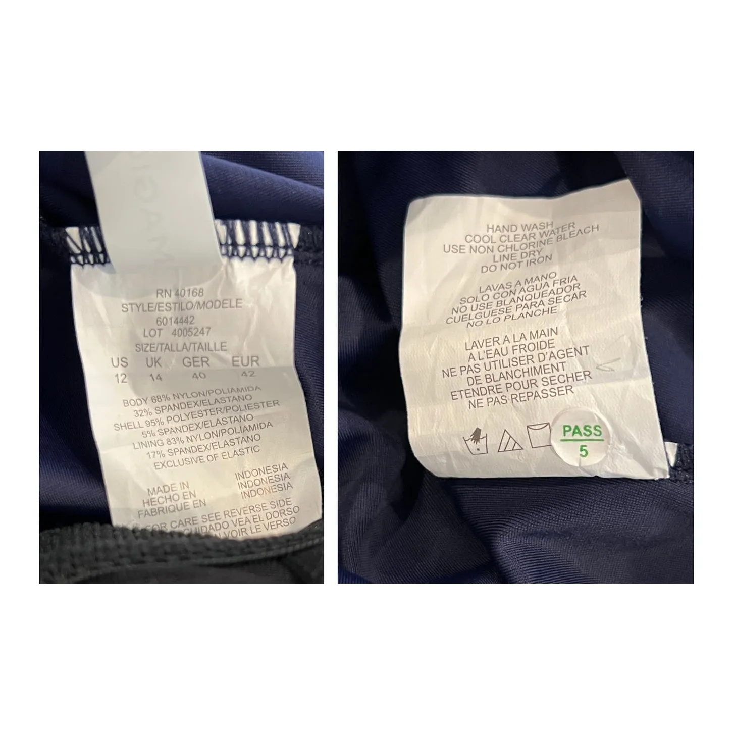 MAGICSUIT GABBY ONE PIECE STUDDED SWIMSUIT Size US/12 Blue - Image 7