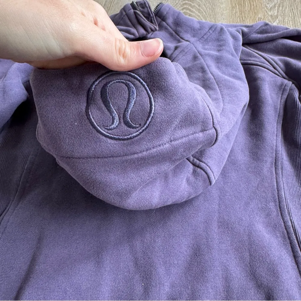 Lululemon Purple Zip-Up Hooded Sweatshirt - Image 8