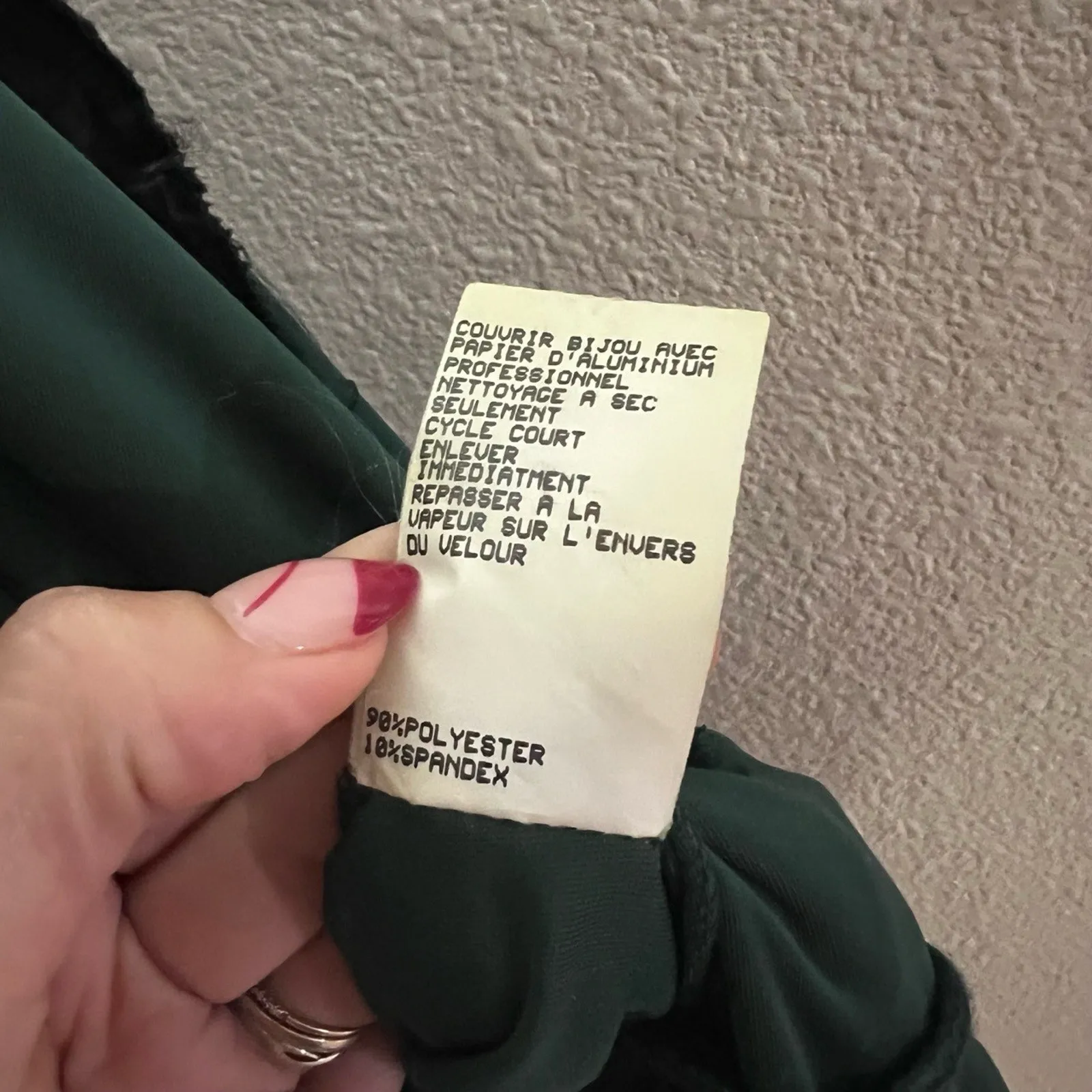 Scott McClintock Dress Sweater Coord Set Womens 6 Dark Green Vintage Velvet - Image 11