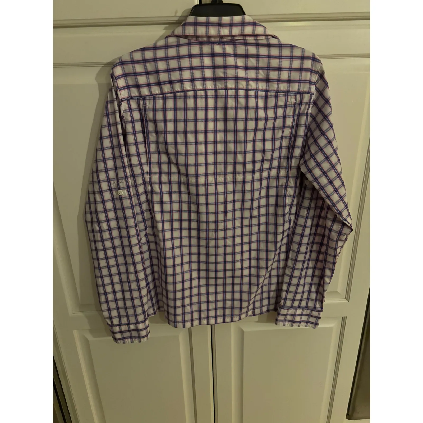 Columbia Sportswear Omni Shade Sun Protection Plaid Button Up Shirt Women L G - Image 5