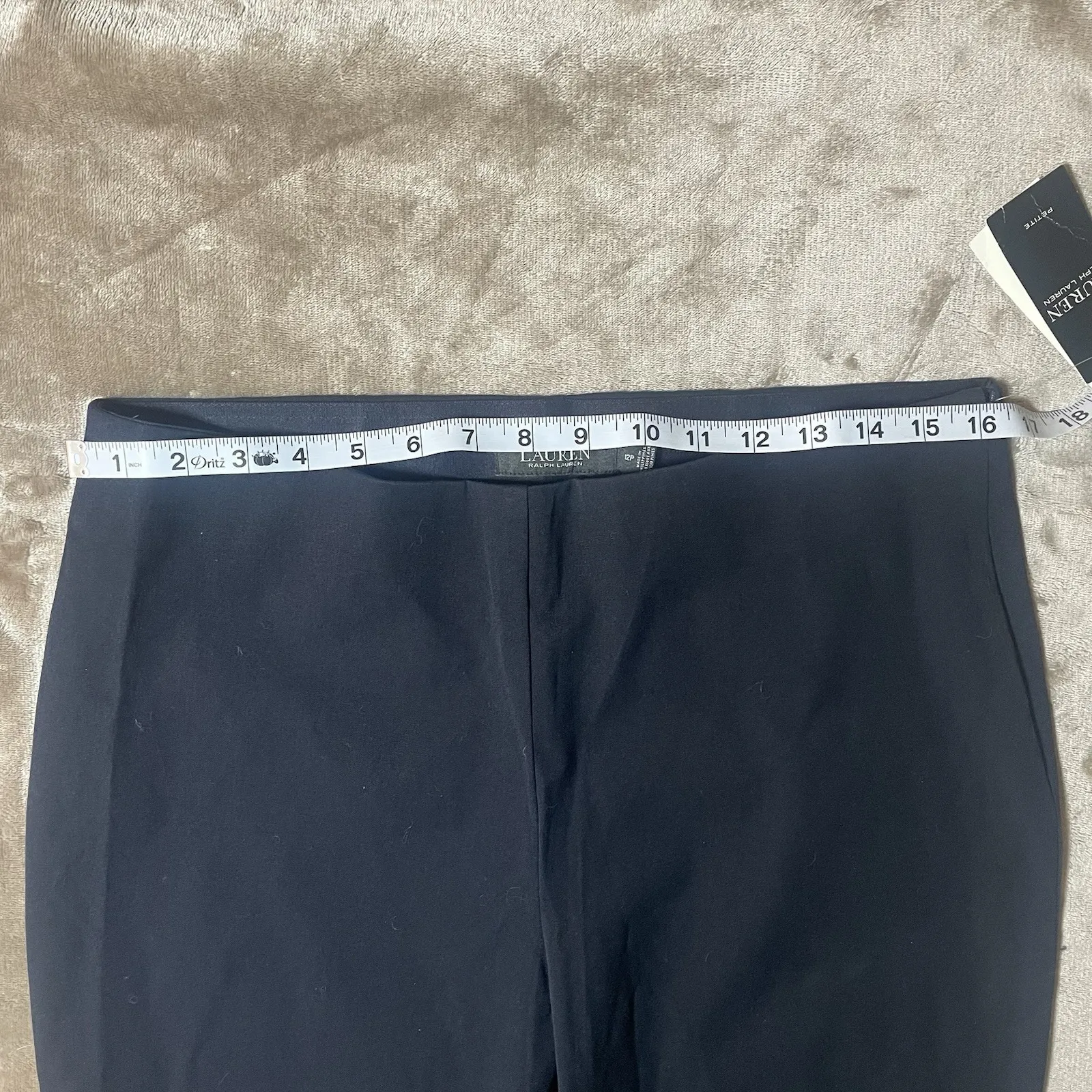 Lauren Ralph Lauren 12P Black Ankle Pants NWT Slim Stretch Dress Trousers Career - Image 5